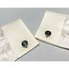 Used Rare Tiffany T&CO 1837 Logo Letter Oval Cufflinks Cufflinks Button Mirror Sterling Silver SV925 Included Men's