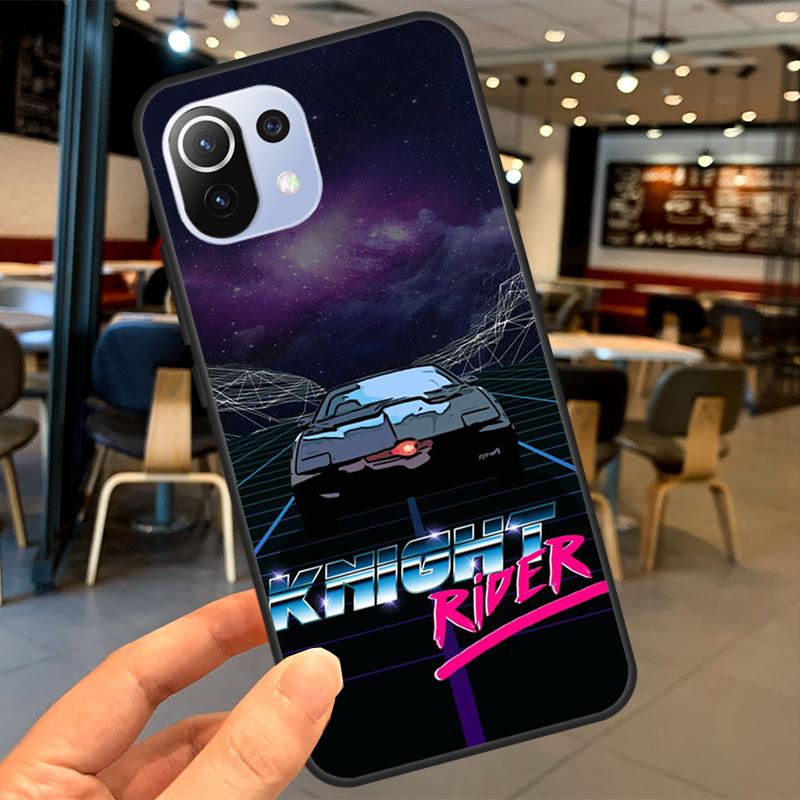 Knight Rider KITT Car For POCO F5 Pro X4 F4 GT C40 M5s F3 X3 X5 Pro Case For Xiaomi 13 12 Lite 12T 11T Pro Cover