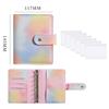 A7 Crocodile Pattern Leather Budget Binder Notebook Cash Envelopes System Set Binder Pockets Money Budget Saving Bill Organizer