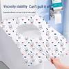 Extra-Large Waterproof Disposable Toilet Seat Covers - Thick, Anti-Dirty, Universal Fit, Portable Slip-On for Travel and Hotel Use