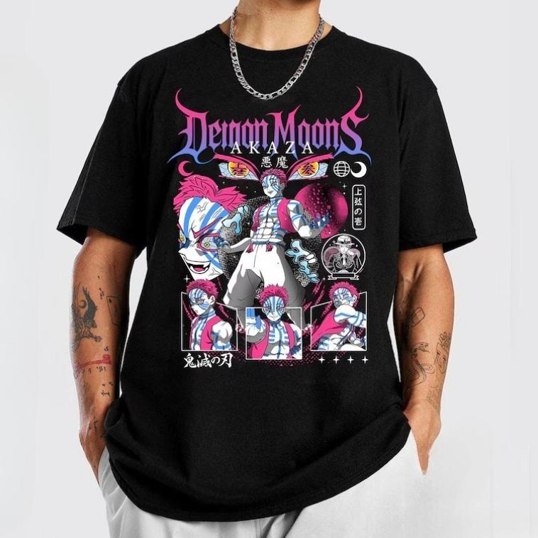 Anime Demon Slayer Rengoku Kyojuro T Shirt Summer Cotton Unisex Women Streetwear Casual Trendy Short Sleeve Hip Hop Oversized Tops
