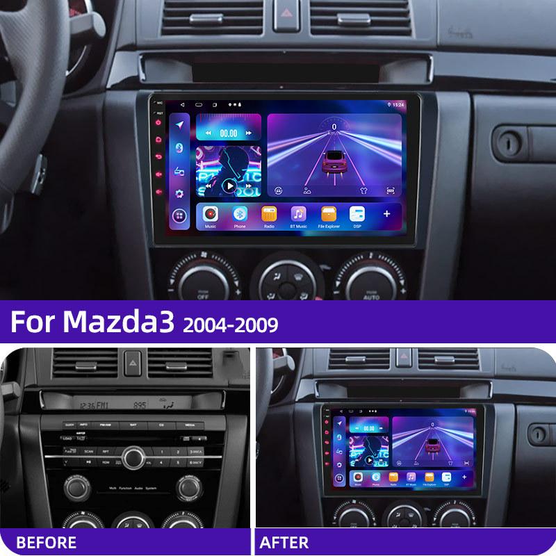 Core Android 13 Carplay for Mazda 3 2004 2005 2006 2007 2008 2009 Car Radio with BOSE Multimedia Player 2 Din Stereo GPS DVD