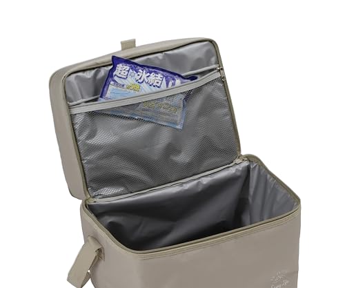 Kapitän Hirsch (Kapitän Hirsch) Kühltasche, Faltbar und Robust, Doppelgrößen-Kühltasche, 6L (oben) / 15L (Unten), Khaki, Monte (UE-648)