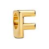 Golden Copper Metal 26 Letter Alphabet Charm Bead Component Compatible With Do It Yourself Bracelet High Quality Fine Jewelry Necklaces Neutral Style