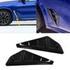 2 Stück Auto Kotflügel vorne Seite Luftstrom Kotflügel Entlüftungsabdeckung Zierleiste Schwarz Ersatz für X5 G05 X5M F95 2019‑2021