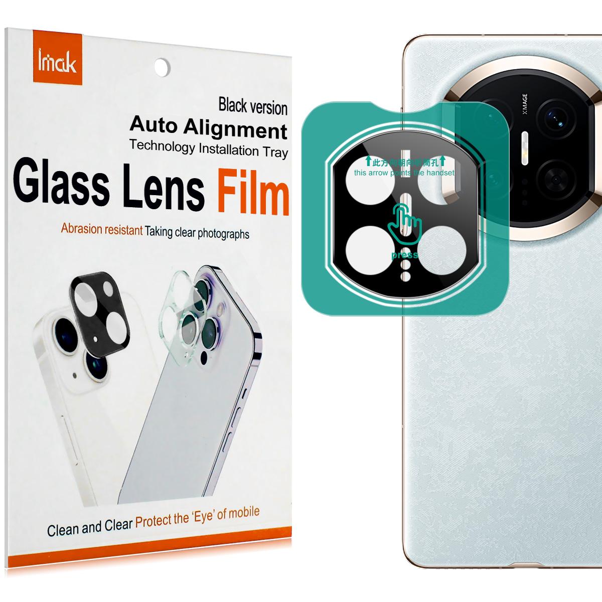 

For Huawei Mate X7 Glass IMAK High Definition Glass Lens Film Self-positioning Version Black Version Huawei Mate X7