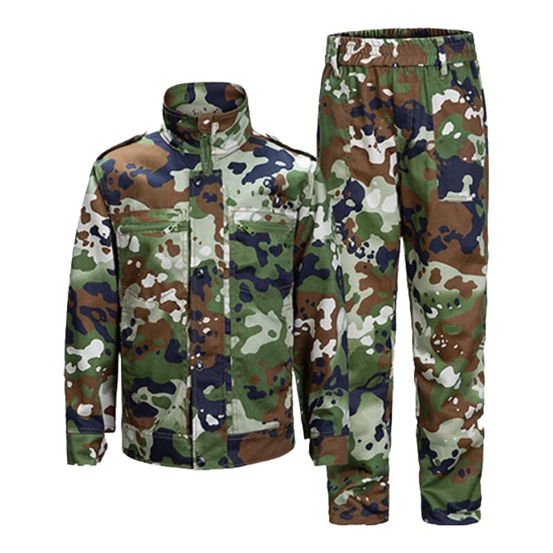 Kids' Camouflage Outdoor Training Uniform Set