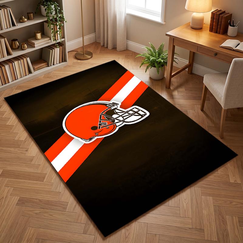 Cleveland Browns (1) Office carpets suitable for living rooms bedrooms offices and kitchens a gift for modern home decor