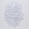 500 PCS Resin Clear  Buttons 10mm 10mm Round Transparent DIY Craft Projects Resin Buttons  Sewing