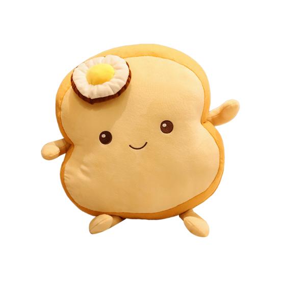 Multifunctional Plush Pillow High Simulated Lovely Toast Bread Cute Cushion for Girl