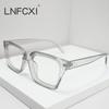  Quality Anti-Blue Light Retro Rivets Square Women Glasses Frames Fashion Optical Eyeglasses Frame Men