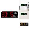 Modern Minimalist Led Desk Clock With Temperature Calendar And Alarm For Home Office Decor