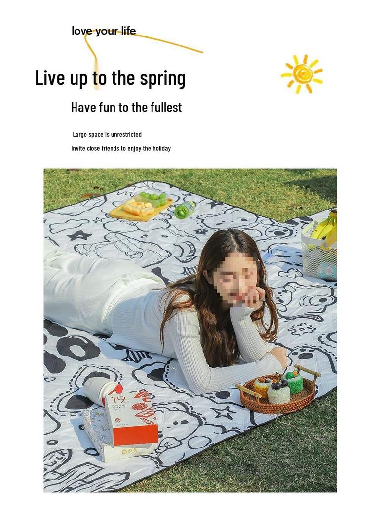 A1R Waterproof Picnic Mat - Thick, Portable Outdoor Ground Cover for Camping, Beach, Lawn, or Spring Outings