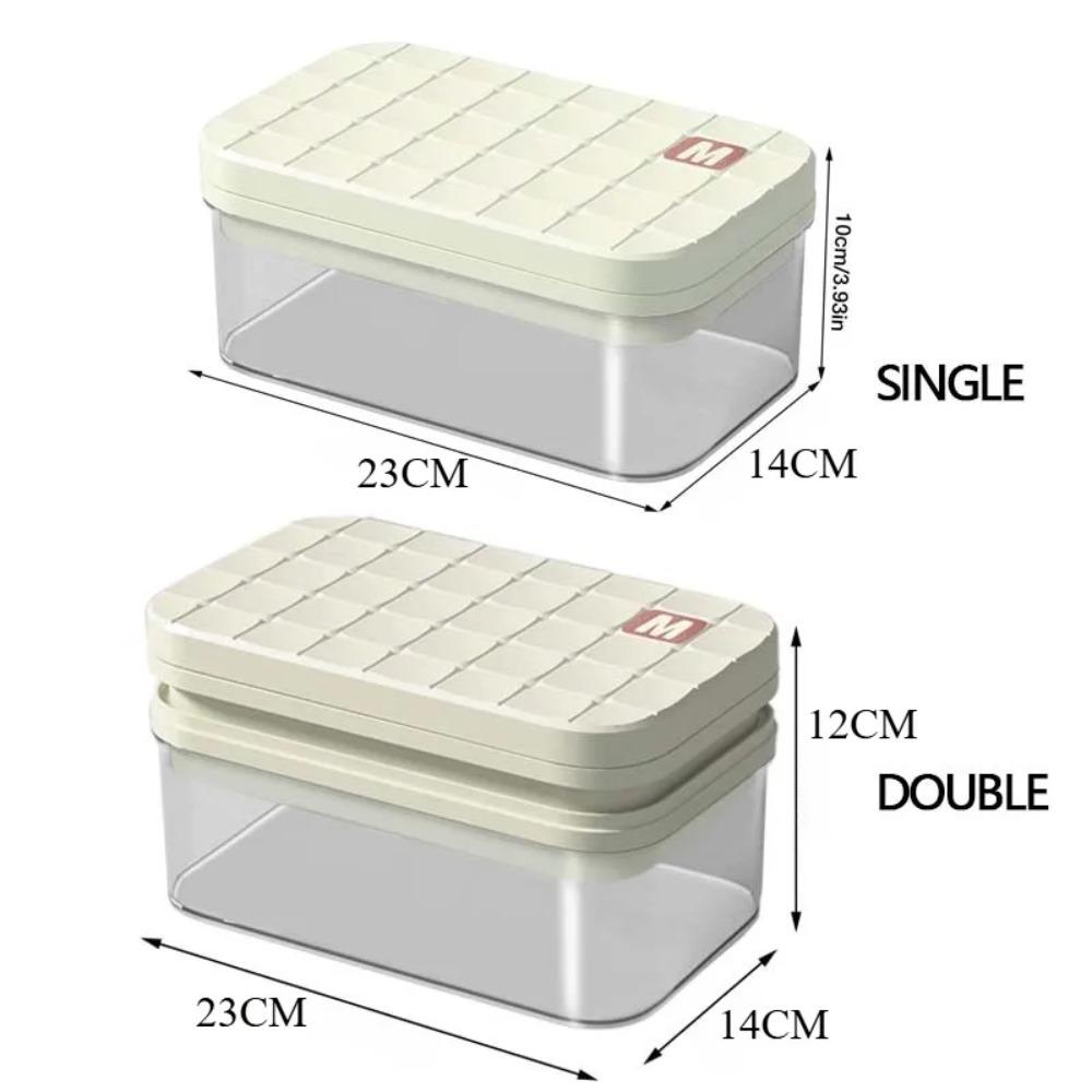 28/56 Grid Large Capacity Silicone Ice Cube Tray Press-Type with Lid Mold Ice Mould Box for Bar Gadget Kitchen Accessories