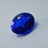 Natural Blue Tanzanite Loose Gemstone Dark 13.40 ct Oval Shape for Jewelry Making and Crafts