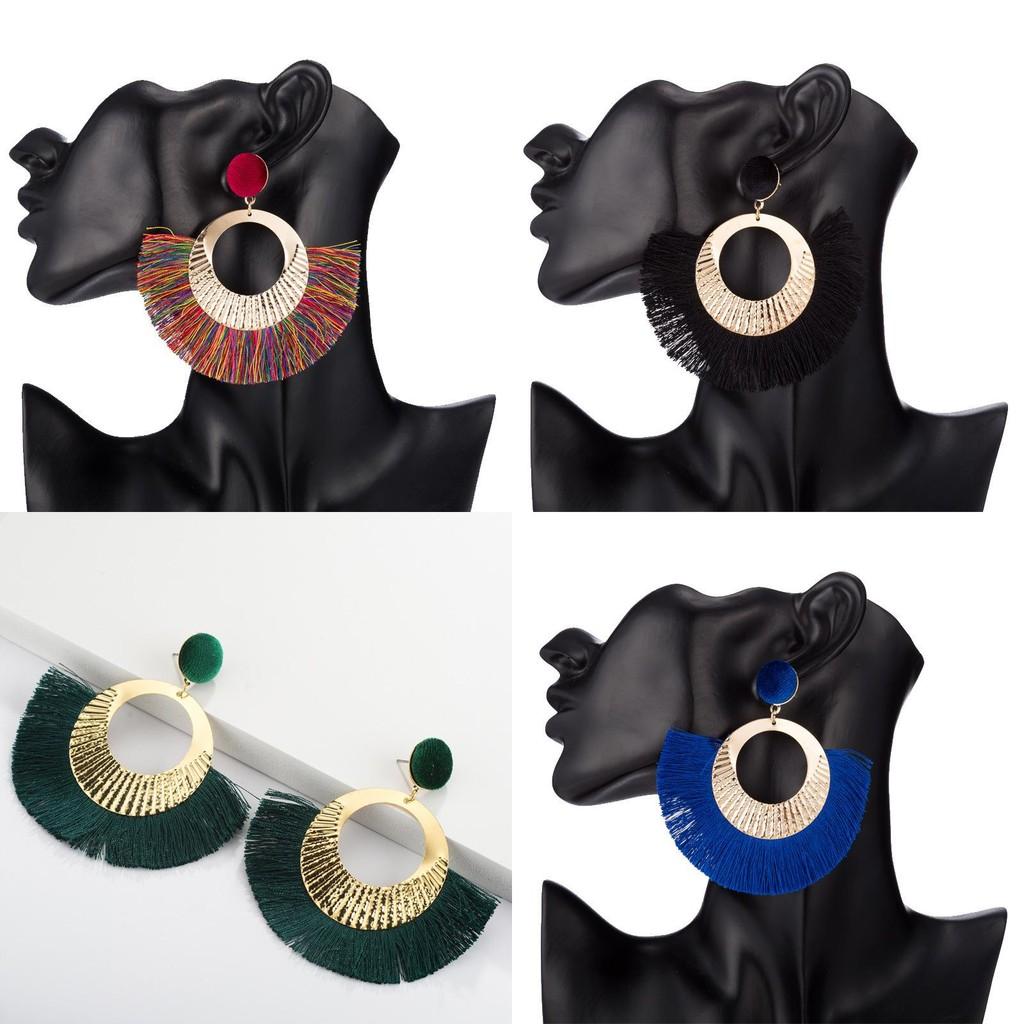 Chic Alloy Tassel Earrings For Women Perfect For Birthdays And Holidays