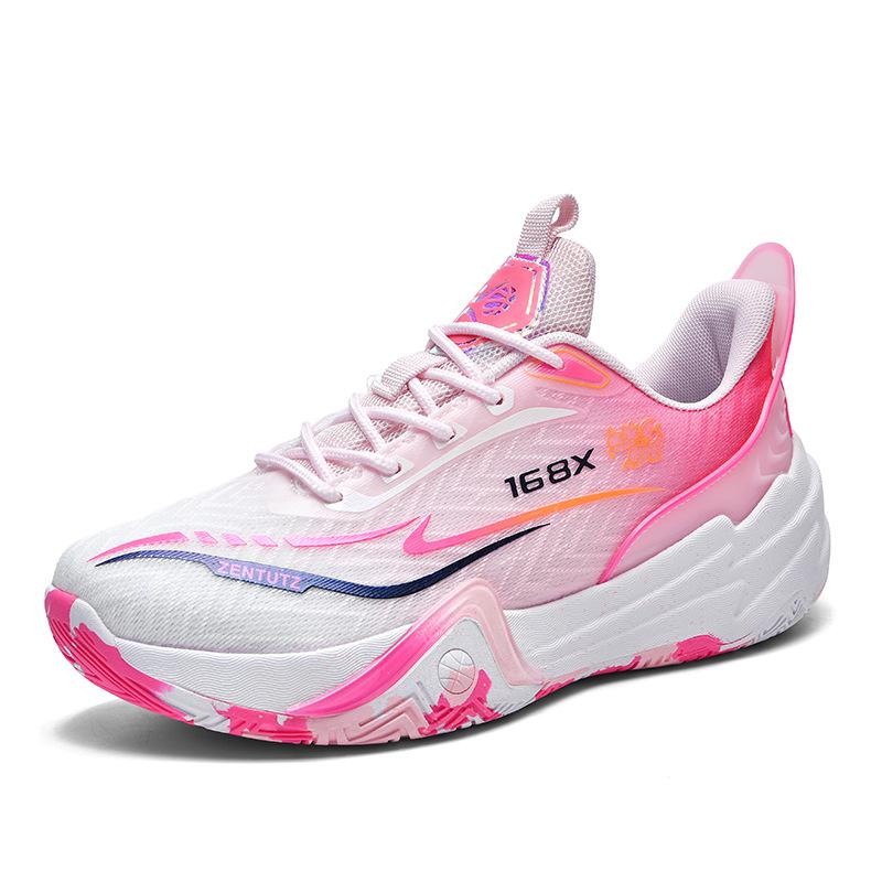 

New mandarin duck basketball shoes men s boots mesh high-top cement floor indoor and outdoor sports shoes youth training 35