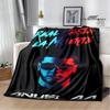 Rapper Anuel AA printed blankets Picnic blanket Flannel Warm blanket Soft Cozy Blanket Travel Blankets bed linings Birthday Gift