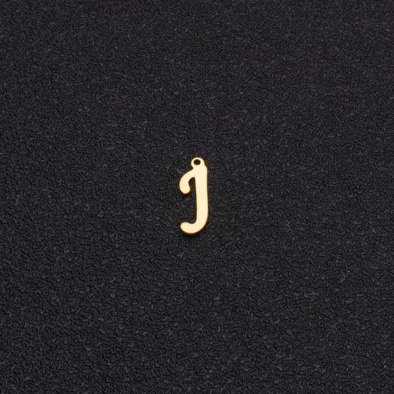 Custom Stainless Steel A-Z Letter Charms - Fade-Resistant DIY Pendants