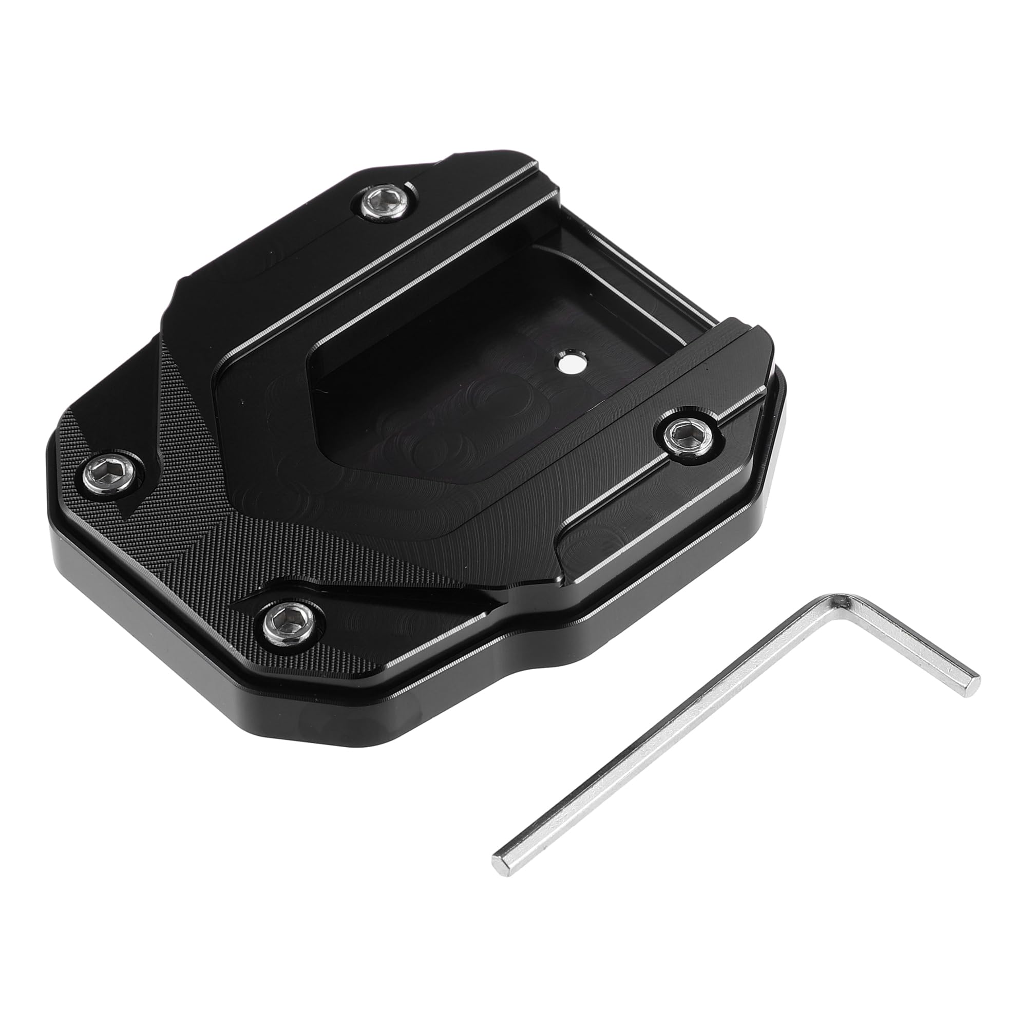 

uxcell Motorcycle Kickstand Plate Pad Aluminum Alloy for BM W Compatible with C400GT 2023 чорний