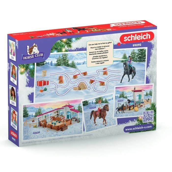Calendrier de l'avent horse club, schleich 99092 club, 24 super surprises pour les fans de chevaux