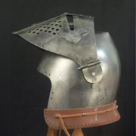 Medieval Bascinet Helmet Armour Buhurt Helmet Knight Battle Larp Helmet KA