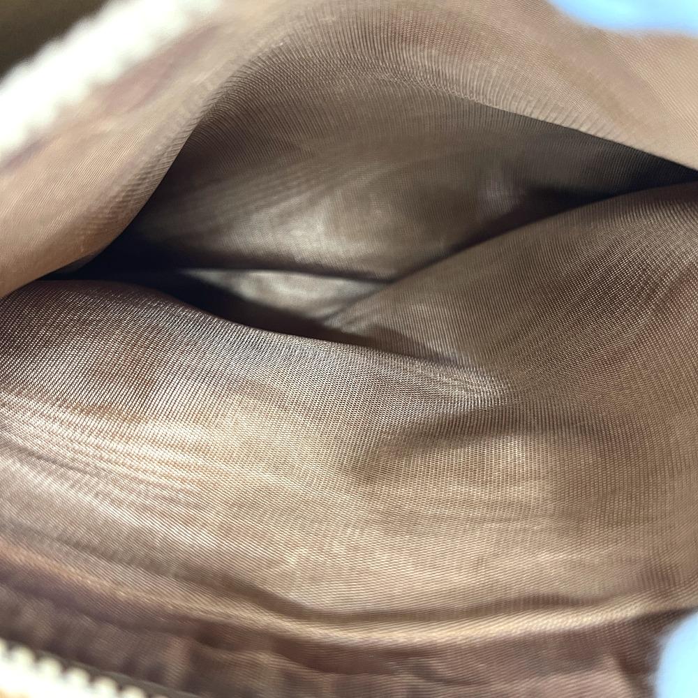 CELINE Macadam Crossbody Shoulder Bag PVC/Leather Brown/GoldHardware