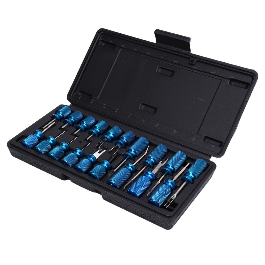 19 Pcs Electrical Terminal Removal Kit Aluminum Stainless Steel Universal Fit Wire Harness Pin