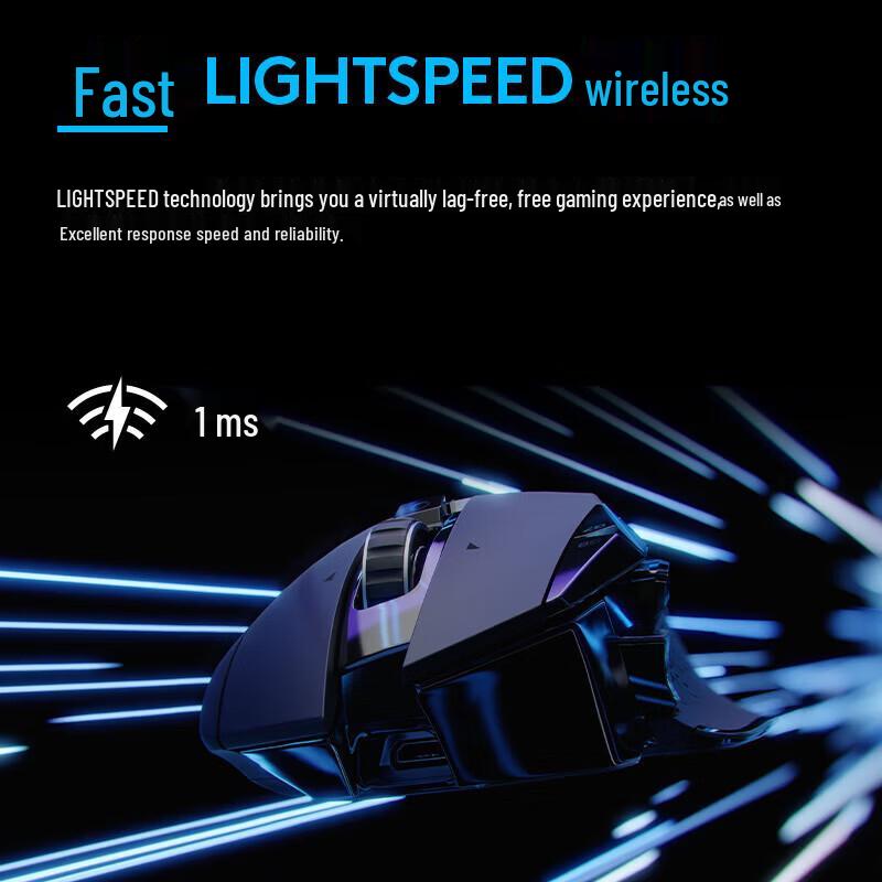 Logitech G502 LIGHTSPEED Wireless Gaming Mouse with Charging Dock