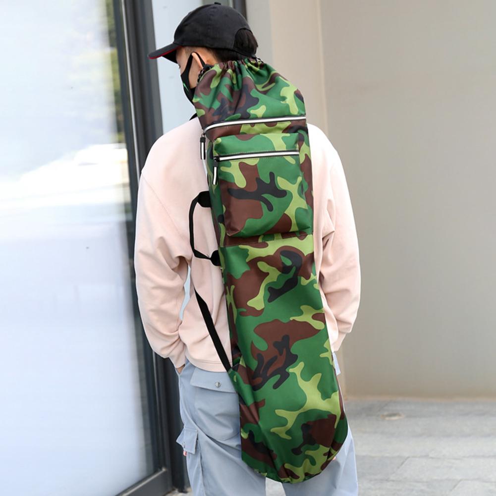 Skateboard Backpack Oxford Cloth Diving Equipment Storage Bag Multifunction Drawstring Closure Skate Accessories