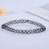 12 Pieces Vintage Hippy Stretch Tattoo Choker Necklaces Elastic Chocker Necklace Plastic Fishing Line Tattoo Necklaces