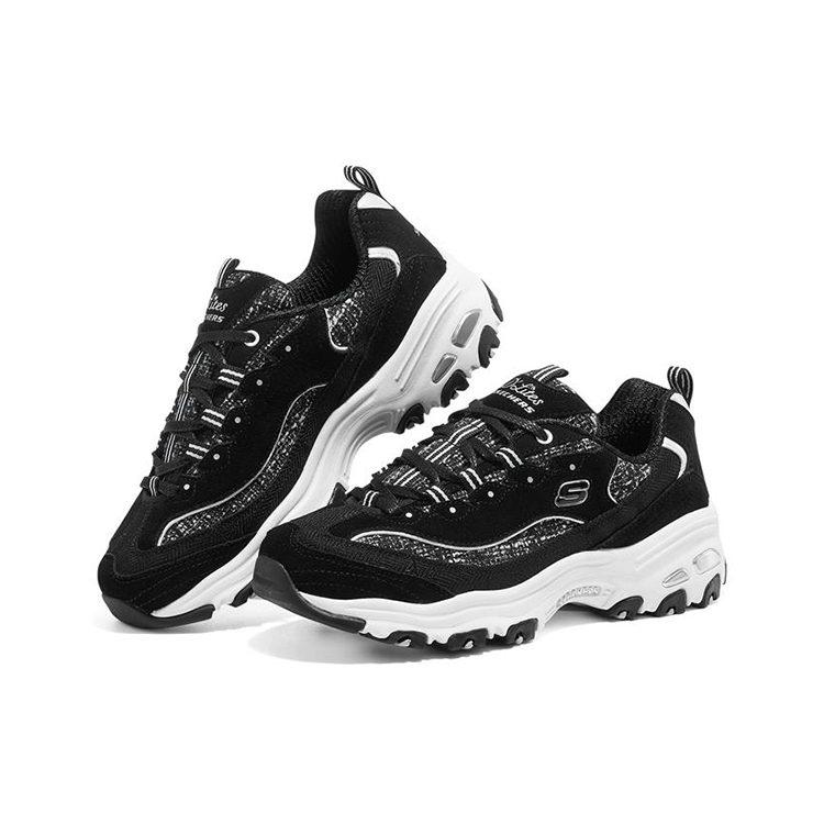 Skechers D'Lites 1.0 'Black White' Women's 149911-BKW