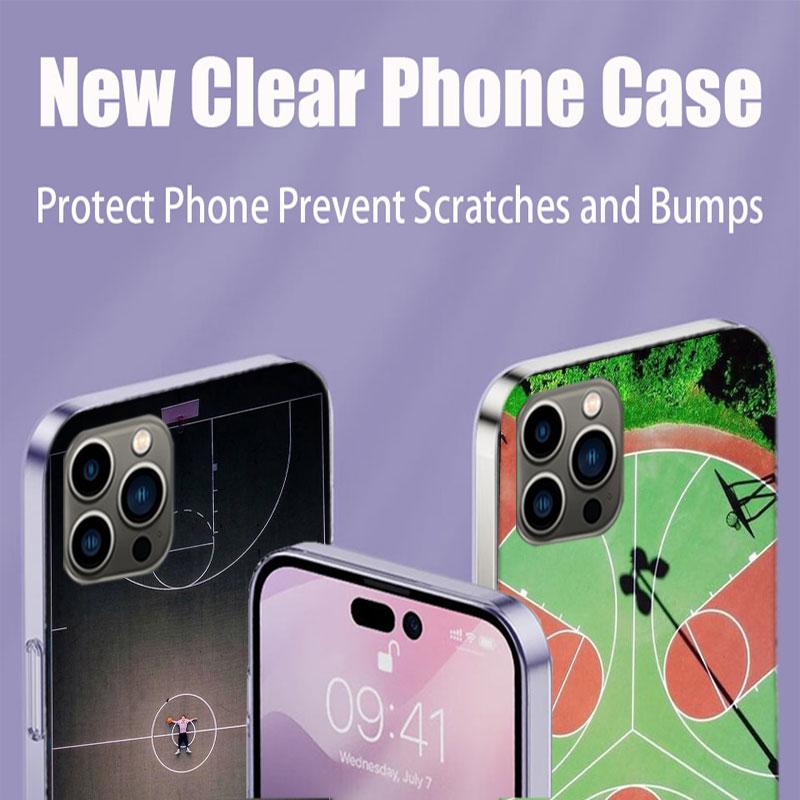 Basketball Court Basketball Phone Case For Iphone 17 Air 15 Pro 14 Plus 16 Pro Max 17E 16E 12 13 Mini 11 Cover Cute Fundas