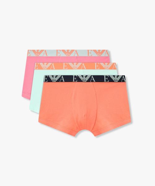 

[Emporio Armani Underwear] Men s Big Eagle Logo Banding Trunks 3-Pack 0816163156 [Shipped from Korea] 100% Authentic Multi - S