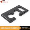 Carbon Fiber Front Cup Holder Trim Cover For Frod F250/F350/F450/F550 2008-2016