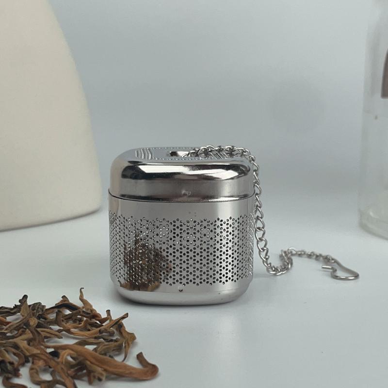 Stainless Steel Tea Infuser Ball Square Tea Leakage Filter Tea Ware Tea Filter Extra Fine Mesh Loose Tea Steeper Mesh Filter