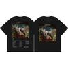 Rapper Yeat Adl Album Poster Grafische T-Shirts Unisex Unisex Hip Hop Vintage Kurzarm-T-Shirts Sommer Lässig Locker Baumwoll-T-Shirt
