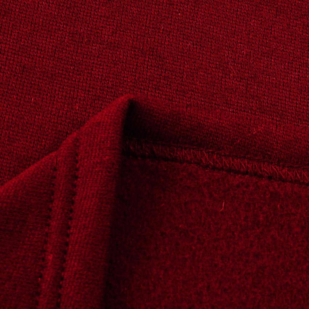 Women's Loose Casual Long Sleeve High Collar Pullover Solid Color Pocket Sweater