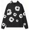 Set Felpa Streetwear Donna Stampa Kapok Vestibilità Larga Manica Lunga Outfit Casual