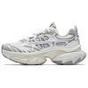 Anta Fuyiao Comfortable Fashion Durable Lightweight Breathable Low-Top Dad Shoes Women Sneaker Paper-White Light-Gray Silver 122538898-2