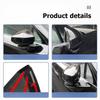 For Geely Zeekr 7X 2024 2025 Pair Rearview Mirror Cover Case Side Rear View Mirror Cover Caps Stickers Exterior Car Accessories