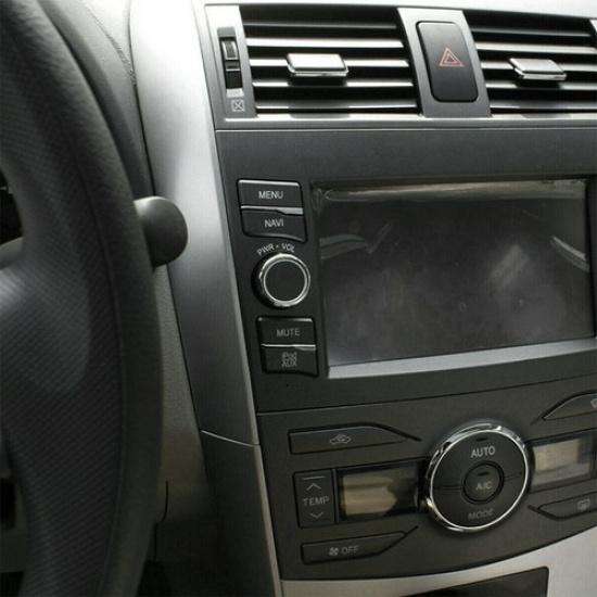 2PC For 2009-2013 Toyota Corolla Dash Center A/C Outlet Air Vent Panel Strip ABS