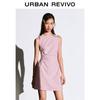 UR 2026 Spring Elegant Pleated Sleeveless Dress