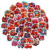 50 Fire Truck Stickers Children'S Cartoons Fire Truck Stickers Kindergarten Early Education Skateboard Stickers