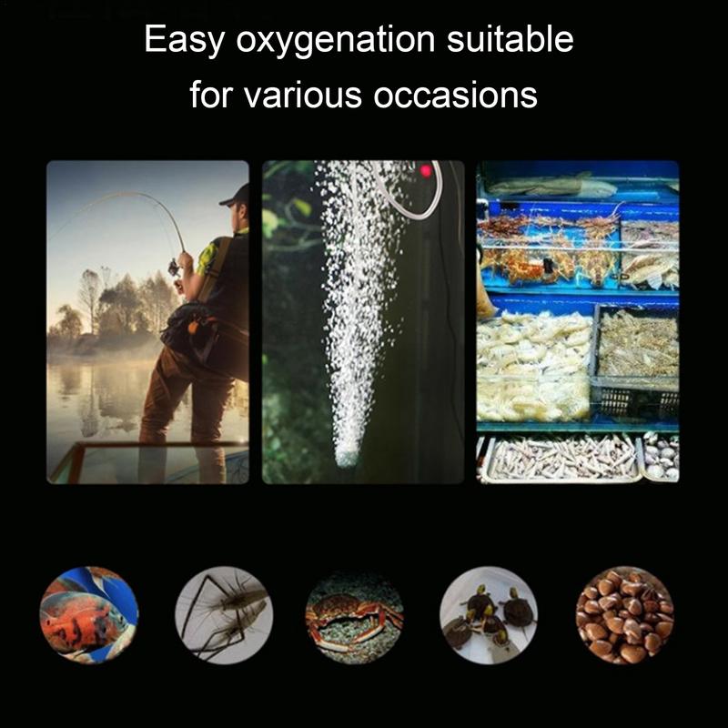 Fish Air Pumps For Aquariums Rechargeable Low Noise Aquarium Oxygen Pump Fish Tank Aerator Small Fish Tank Air Pump Aquarium Air