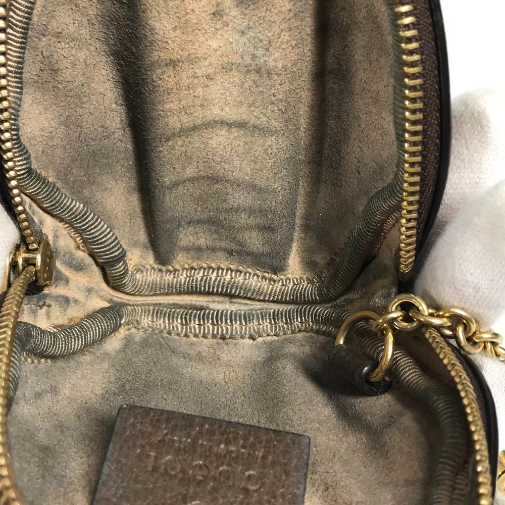 GUCCI 645123 GG Shelly line Ophidia Key Chain Wallet Coin Compartment coin purse