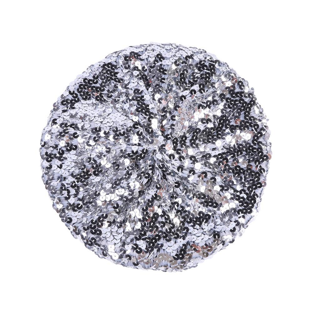 Octagonal Shape Glitter Sequin Beret Thin Fashion Beret INS Niche Design Newsboy Cap  Night Club