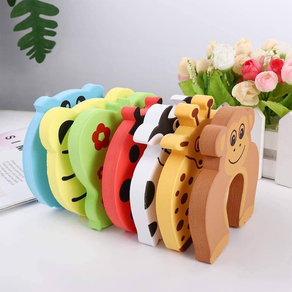Craft Office Cartoon Safety Soft EVA Foam Door Stop Finger Pinch Guard Door Stopper Protector
