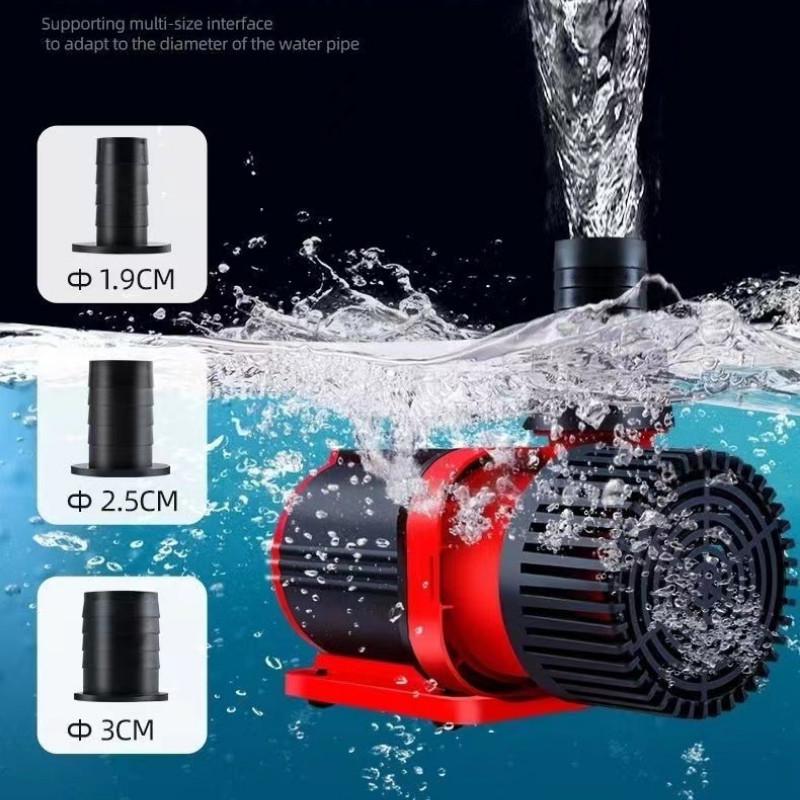 DC 24V 20 Speed Variable Frequency Aquarium Filter Pump Fish Tank Submersible Pump Household Silent Circulation Pump