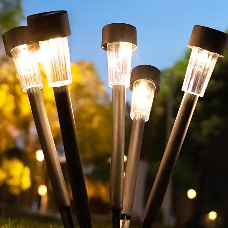 12pcs Solar Outdoor Lawn Lights, Decorative Outdoor Lawn Lights, Halloween Christmas, Holiday Decorative Lights, Suitable for Gardens, Courtyards